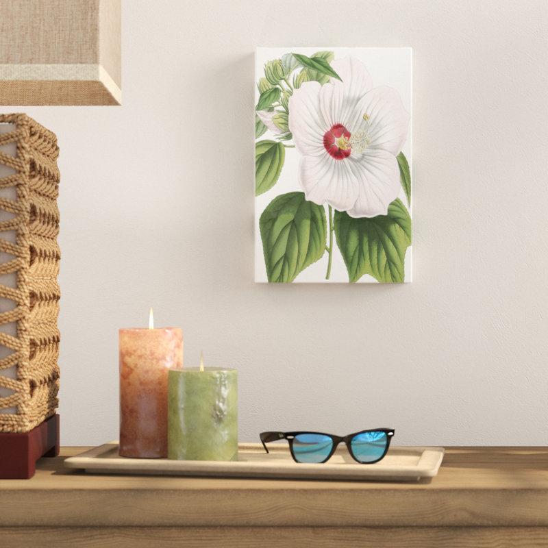 «Floral Beauty IV», peinture sur toile, H 12 po x l 8 po