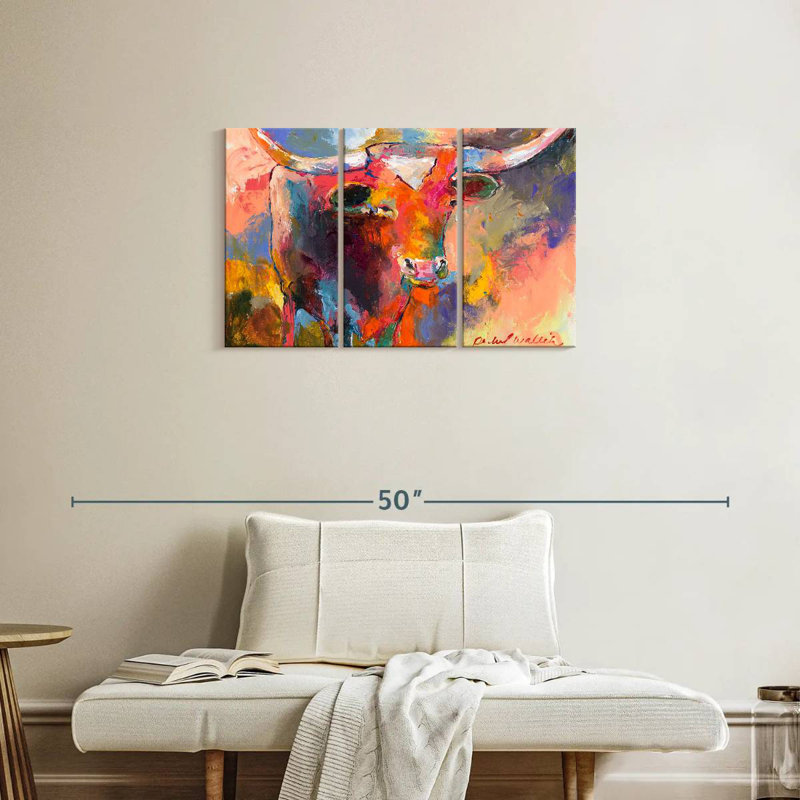 Brampt Steer, 20" H x 33" W