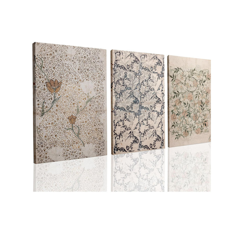 3 Piece Wrapped Canvas Print, 40 cm H x 30 cm W