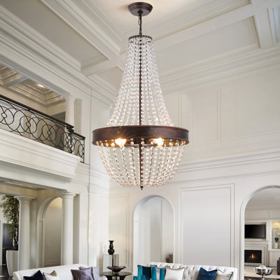 Lustre empire 4 lumières Bernhard