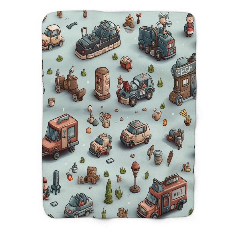Voitures compactes - couverture de qualité supérieure 1 pièce, Lit simple