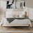 Tagen Maura Upholstered Solid Wood Bed-798875725