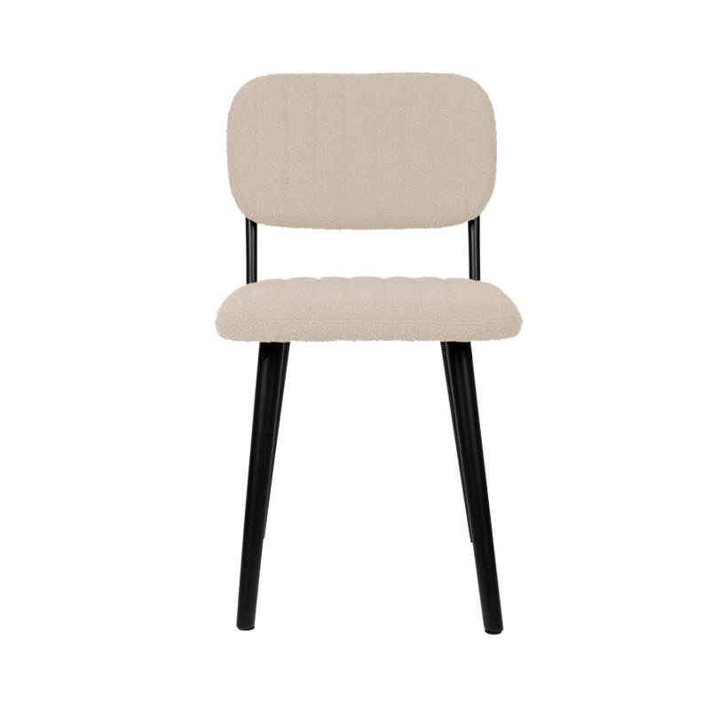 Jake Upholstered Dining Chair, White