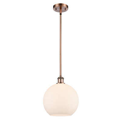 Luminaire suspendu sphère 1 lumière Baran