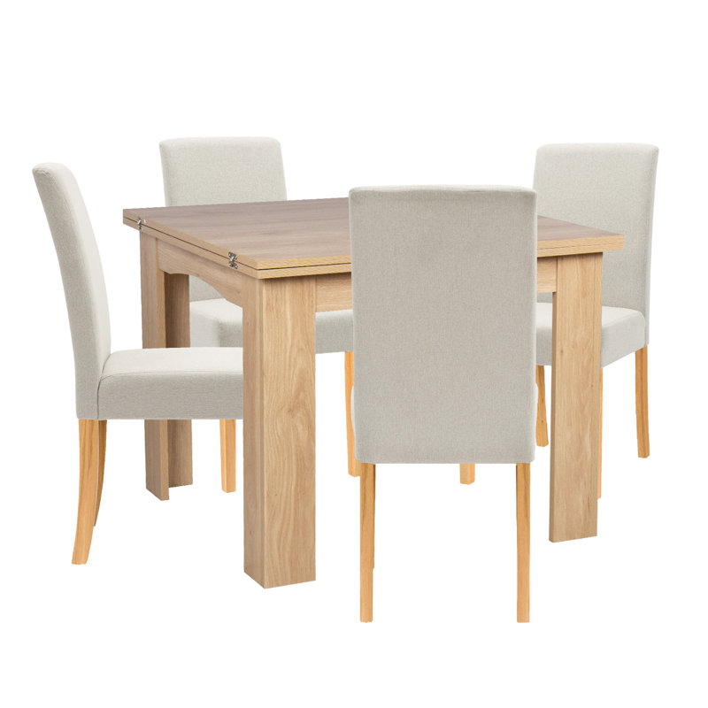 Ludden 4 - Person Dining Set, Beige