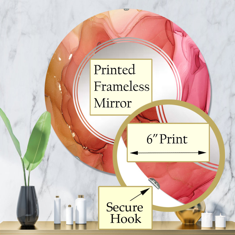 Miroir de salle de bain sans cadre, 32 po x 32 po