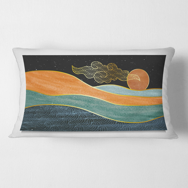 Abstract Throw Pillow