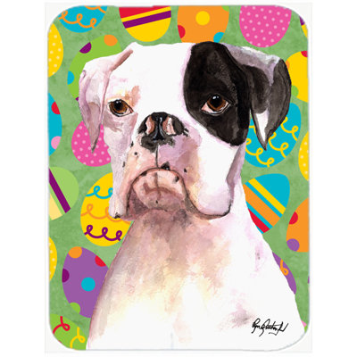 Planche à découper en verre de pâques eggstravaganza boxer cooper cooper caroline