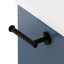 Meuble-lavabo de 48 po avec lavabo, meuble de salle de bain autoportant bleu marine avec plateau en céramique, dosseret, 7 rangements