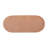 Serena 38" Oval Storage Bench Ottoman, Peach  Velvet-417272523