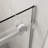 56 - 60 In W Adjustable Bathtub Door, 58 H, 1/4" (6mm) Tempered Glass, , Splash Proof Design, Quiet Operation Glass Shower Finish, Splash Threshold, Smooth Silent Sliding