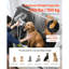 Baignoire de toilettage électrique pour chien de 50 pouces en acier inoxydable avec filtre à eau à gauche