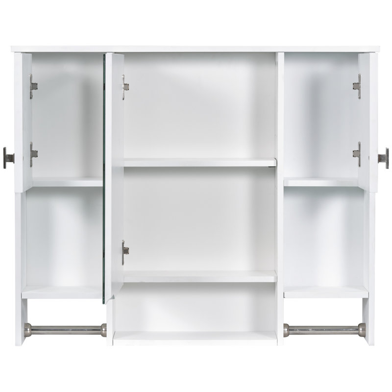 Armoire murale de salle de bain 35 po x 28 po - et construction élégante, Blanc