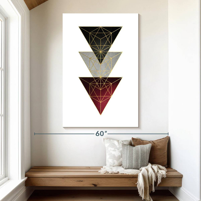 Or noir Avery Burg Geo II, H 51 po x l 34 po