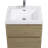 24" Floating Bathroom Vanity with Sink and Soft Close Drawers-1353857855