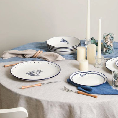 Stone Lain Knox 24-Piece Dinnerware Set Porcelain