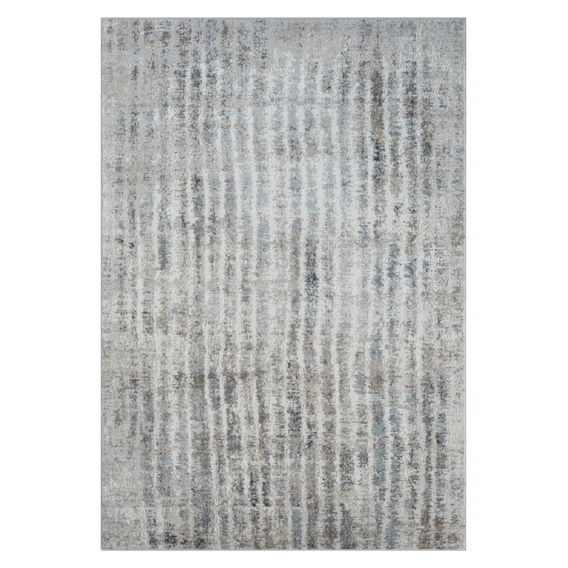 Stella Machine Woven Cream/Brown Indoor Rug, Rectangular 200 x 290cm