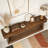 Farmhouse Sofa Table Console Table Entryway Table with Storage-2143748825