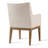 19.5" Seat Height Tweed Upholstered Fabric Dining Armchair-2080970510