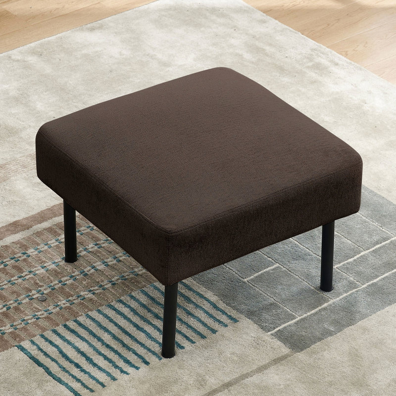 Canapé modulaire brun et en forme de L, design contemporain pour la maison, siège de détente à assise moelleuse, solution intégrée en mousse
