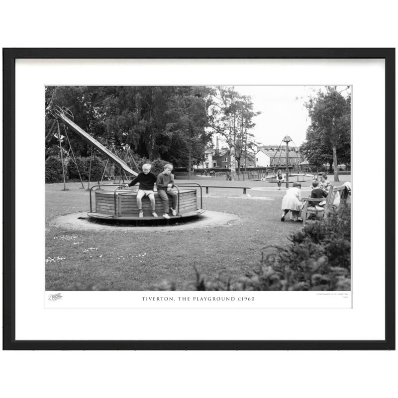 Tiverton, The Playground C1960 by Francis Frith - Single Picture Frame Print, 40cm H x 50cm W x 2.3cm D