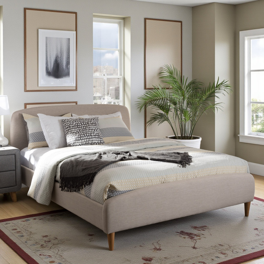 Upholstered Platform Bed George Oliver 