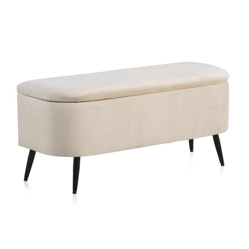 Blanchard Polyester Upholstered Storage Bench