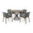 Camak Round Metal Base Dining Table