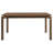 Naoma 59-inch Rectangular Dining Table Natural Walnut-107168785