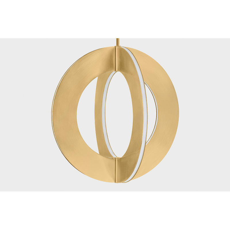 Samos Pendant in Vintage Brass