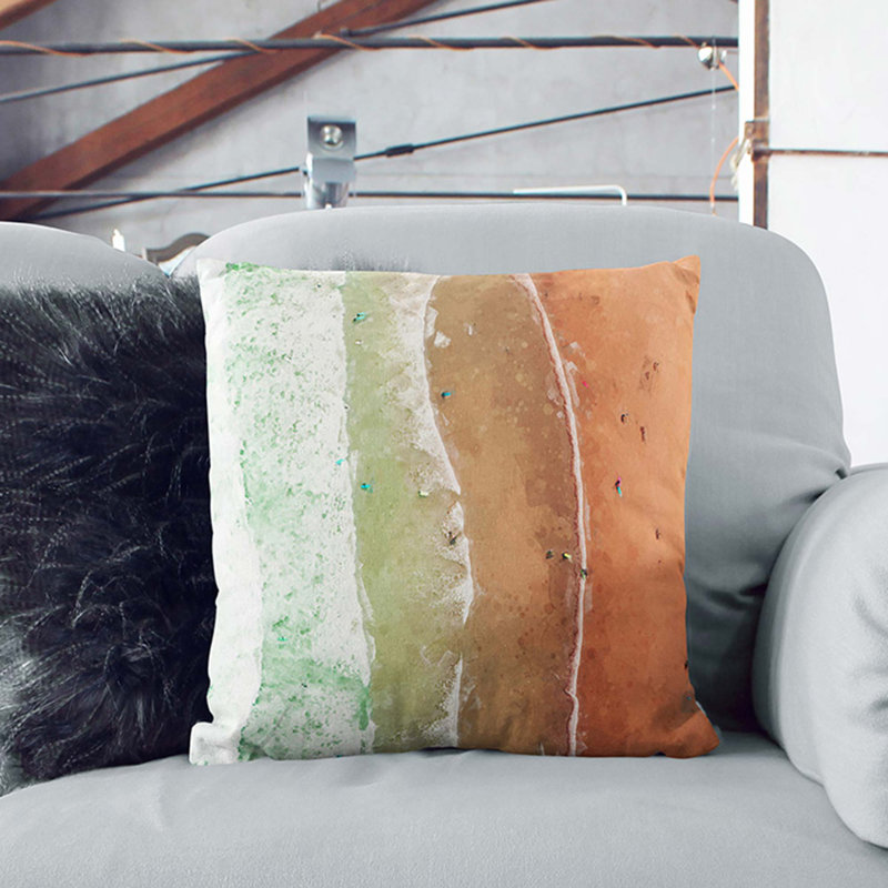 Square Throw Cushion, 55cm H x 55cm W x 20cm D