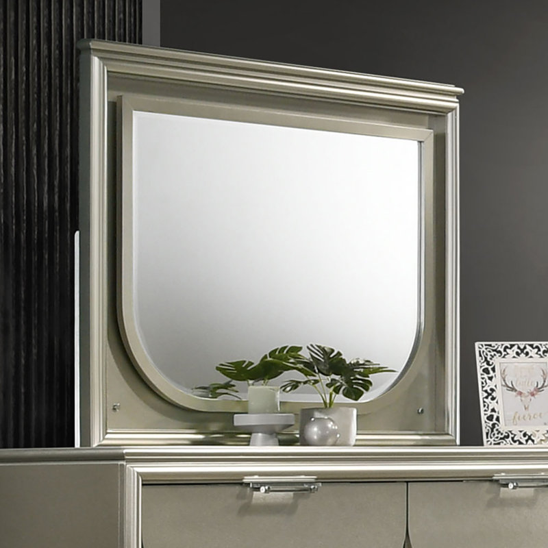 Commode 6 tiroirs avec miroir Lusero
