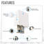 Applique murale en fer (ensemble de 12)-54099700