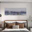 Brise-glace dans le brouillard arctique, paysage contemporain abstrait, art mural-508263507