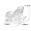 Rattan mat comfortable and relaxing rocking chair