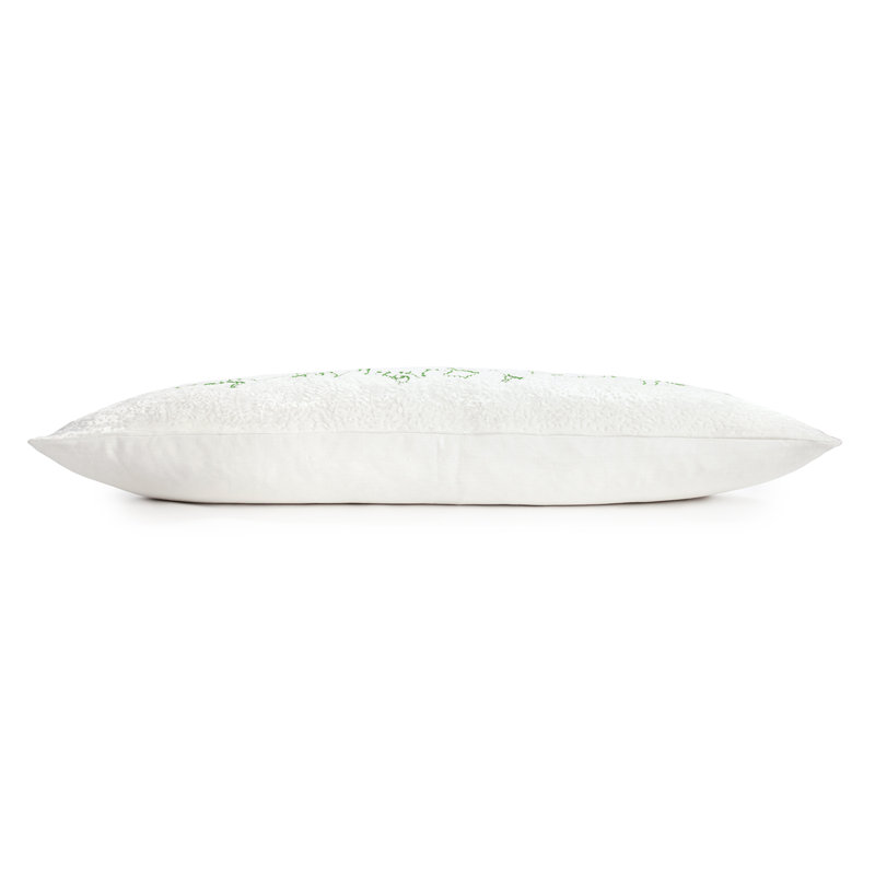 Ferns Floral Linen Throw Pillow, Grass, Rectangle 16" H x 36" W