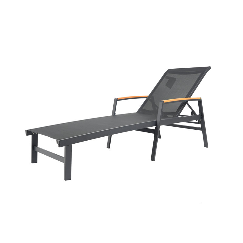 Chaise longue, 1, Noir