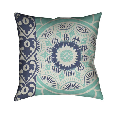  Coussin décoratif bleu Batik II