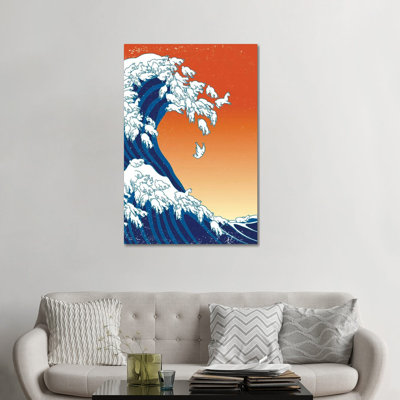 Llama Waves Barlena - impression d'art graphique