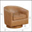 Fauteuil pivotant demi-tonneau Maisy