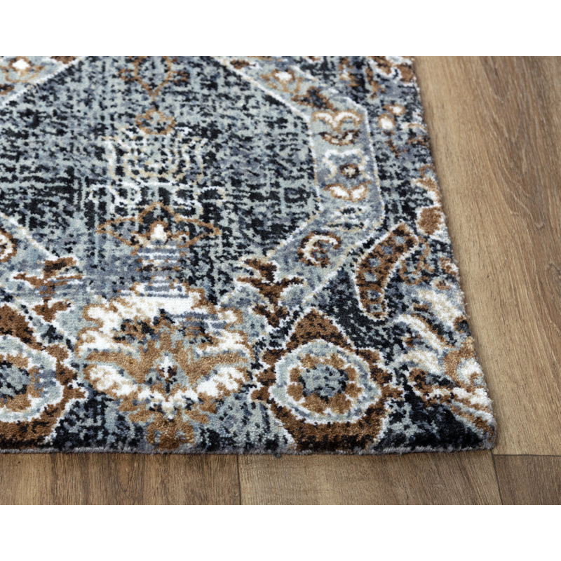 Tapis tissé à la machine 100% polyester recyclé hybride, Tapis de couloir 2 pi 6 po x 8 pi