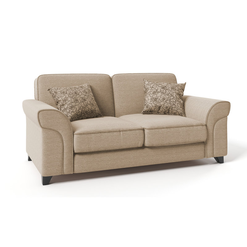Forthill 2 Seater Loveseat, Light Brown