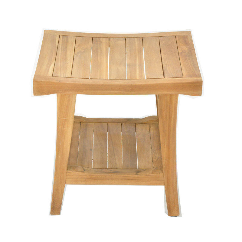 Whittaker 18'' W Teak Shower Bench