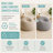  | 3 Ft Bean Bag Chair | Foam Filled - Removable Washable Cover, Cloud Suede-953251229-972704450