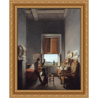 Leon Palliere (1787 - 1820) in His Room at the Villa Medici, Rome (1817)