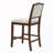 Upholstered Bar Stools With Back(Set Of 2)-2007634538