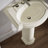 Devonshire Ceramic 25" Pedestal Bathroom Sink with Overflow-19195638-10941079