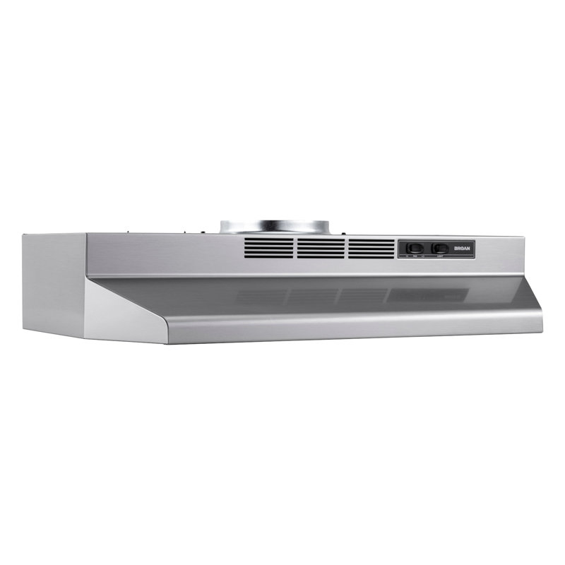 Hotte sous le cabinet convertible Broan® 36 pouces, ventilateur de 230 pi³ / min maximum, finition inoxydable