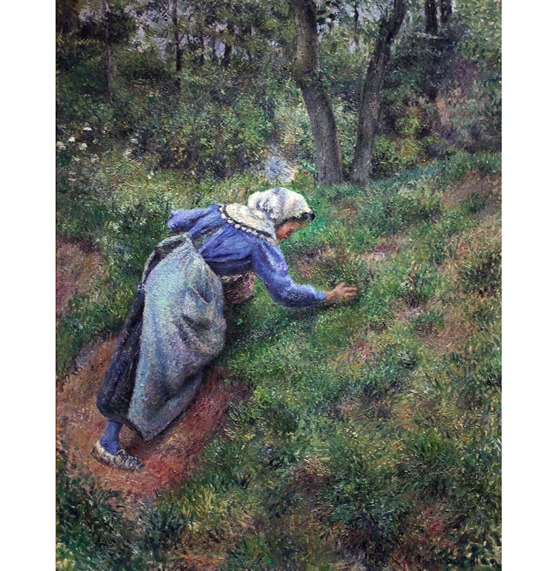 Peasant Gathering Grass GP-002809b