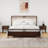 George Oliver Nightstands Dark Brown 1-Drawer With Solid Wood Legs-1058706926